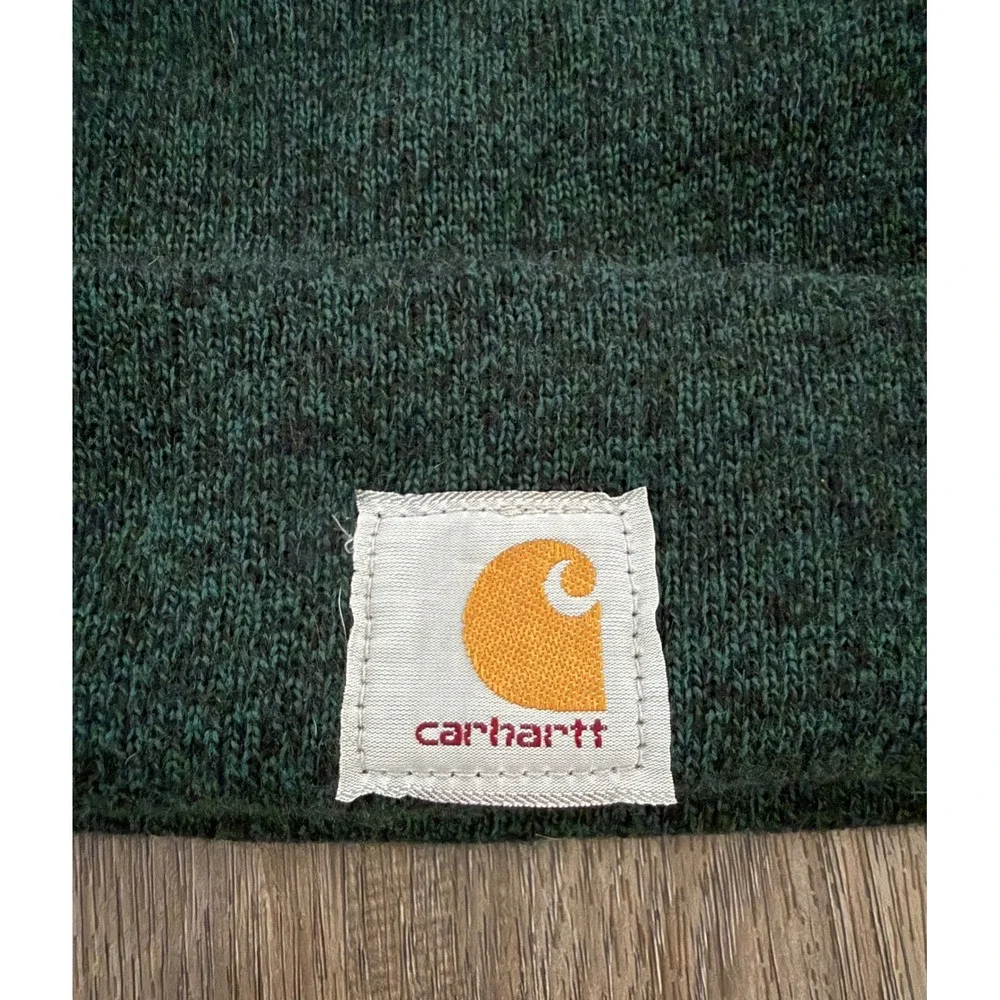 Carhartt A18 Dark Green Watch Hat Beanie One Size S20 2020 Logo Patch